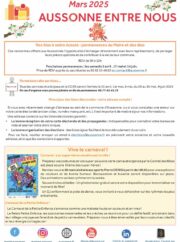Aussonne Entre Nous – Mars 2025