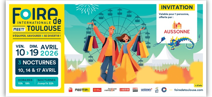 Places pour la Foire Internationale de Toulouse