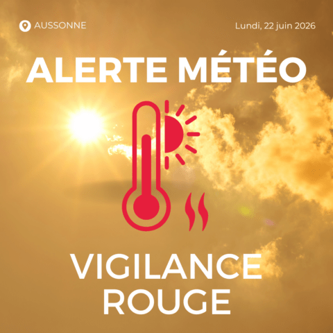 ALERTE CANICULE VIGILANCE ROUGE : Informations importantes 