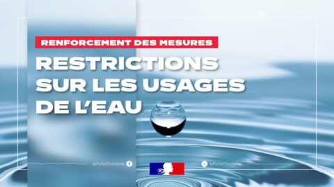 Restrictions des usages de l&rsquo;eau en Haute-Garonne
